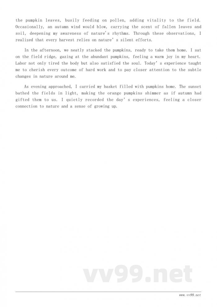 秋天的田野收获记:一位学生的日常观察 秋天的田野收获记:一位学生的日常观察