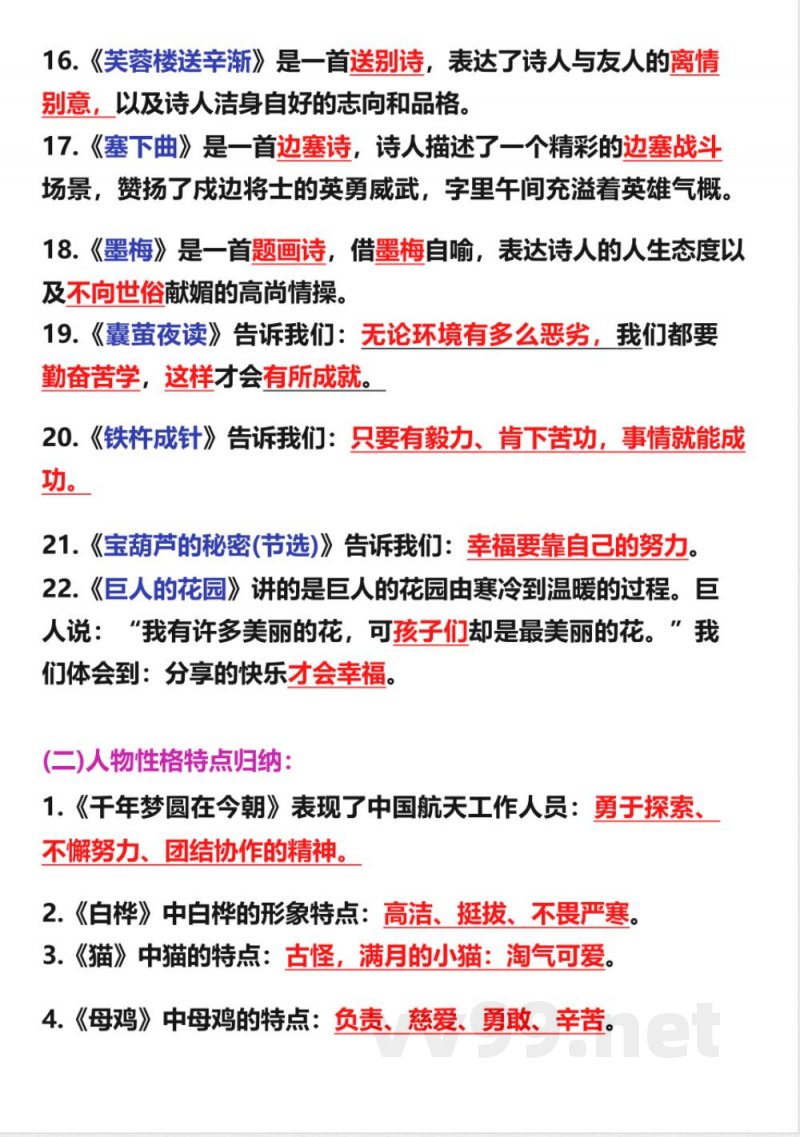 四年级下册语文 四年级语文下册知识点重点归纳整理 (1) 四年级下册语文 四年级语文下册知识点重点归纳整理 (1)