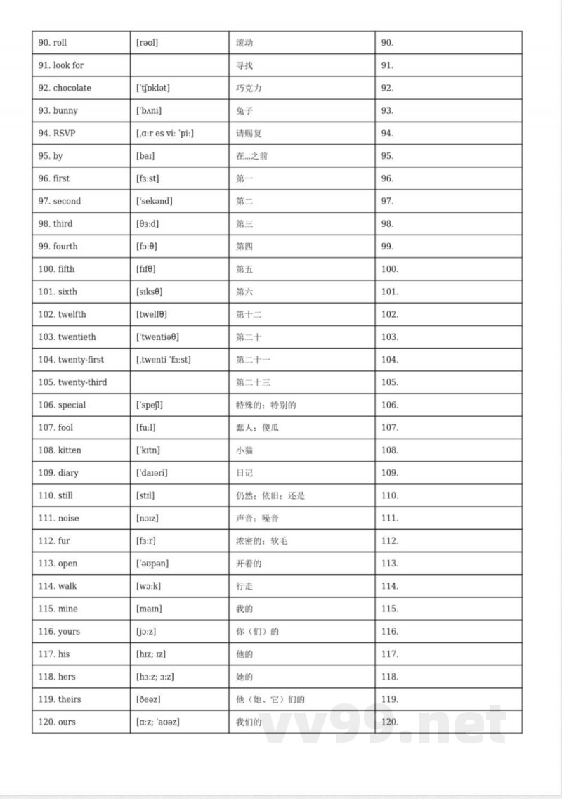 五年级英语下册人教PEP版单词默背卡 五年级英语下册人教PEP版单词默背卡