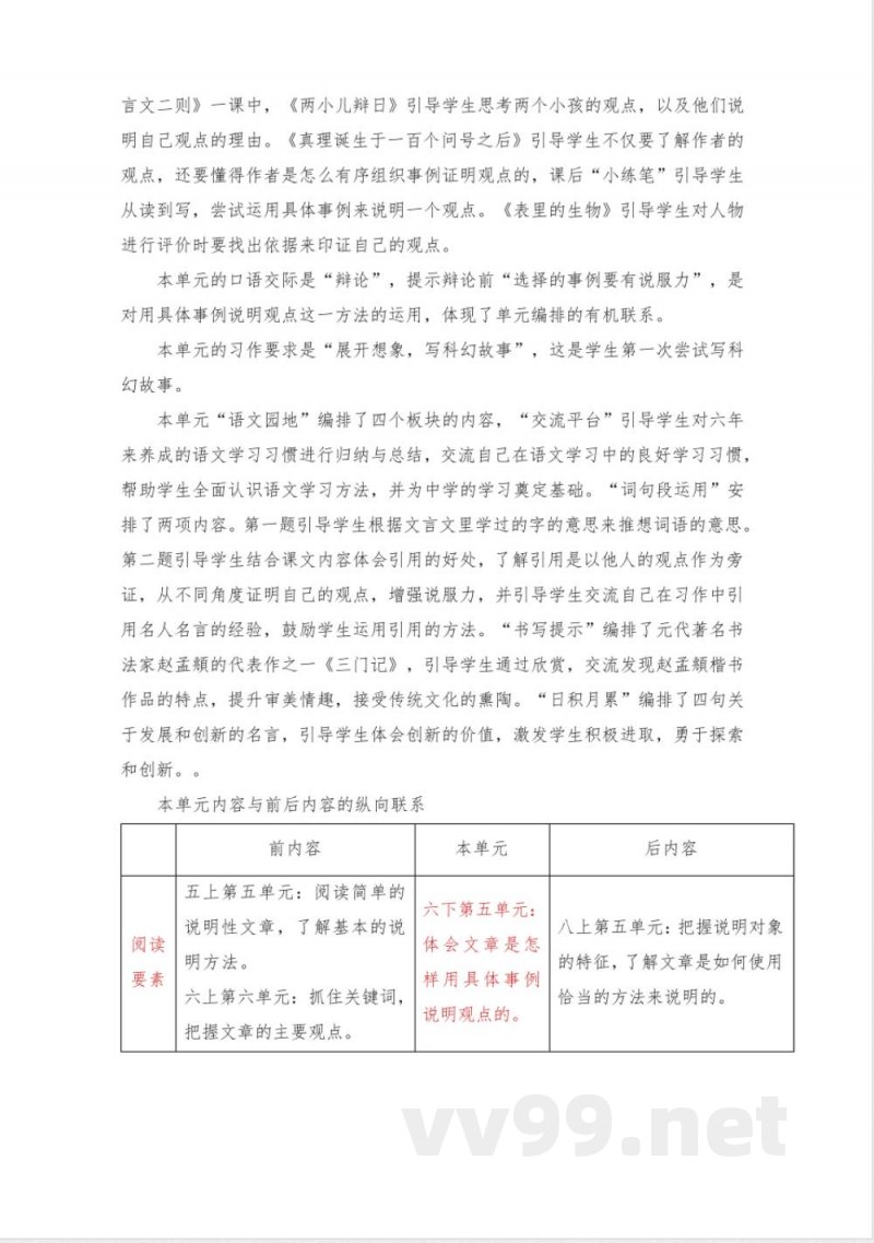 统编版小学语文六年级下册第五单元 统编版小学语文六年级下册第五单元