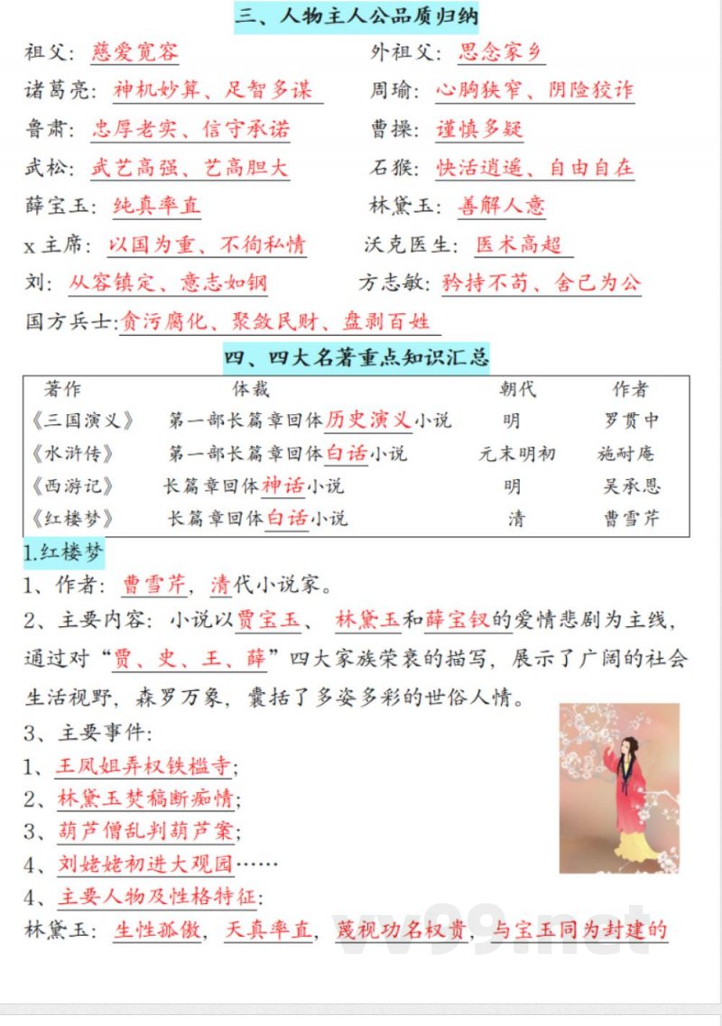 统编版五年级下册语文全册知识点汇总(高频考点) 统编版五年级下册语文全册知识点汇总(高频考点)