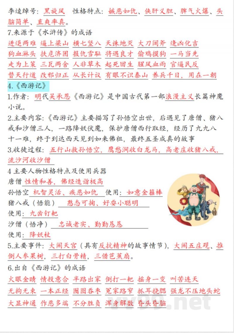 统编版五年级下册语文全册知识点汇总(高频考点) 统编版五年级下册语文全册知识点汇总(高频考点)