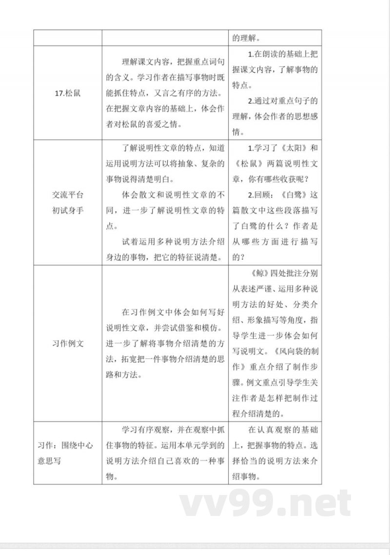 第五单元 大单元教学设计 五年级语文上册(统编版) 第五单元 大单元教学设计 五年级语文上册(统编版)