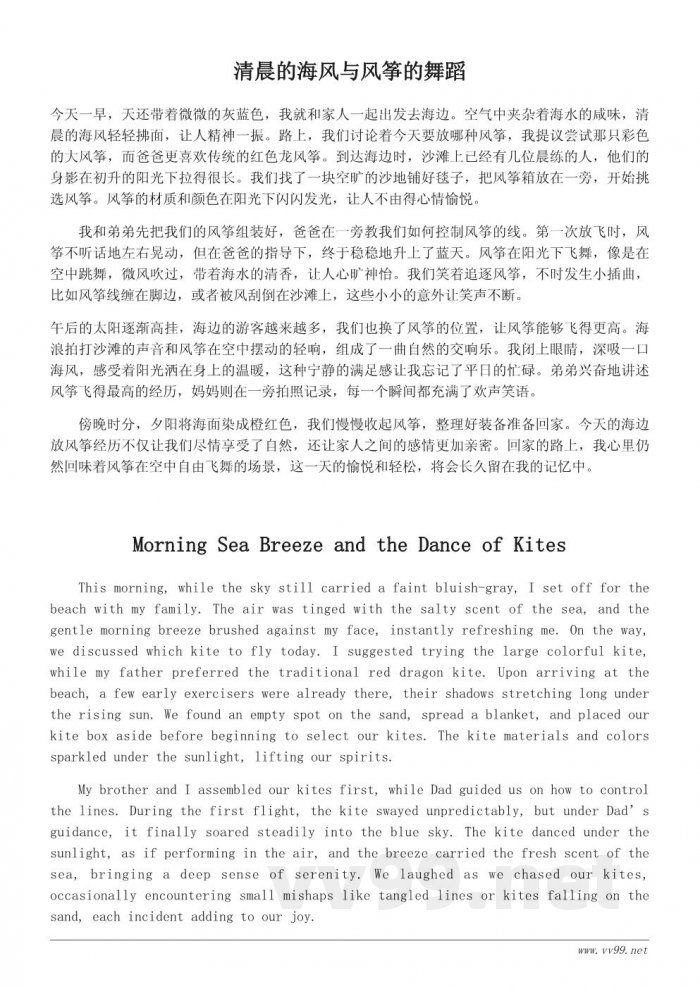 海边放风筝的日记:一天的风筝之旅 海边放风筝的日记:一天的风筝之旅