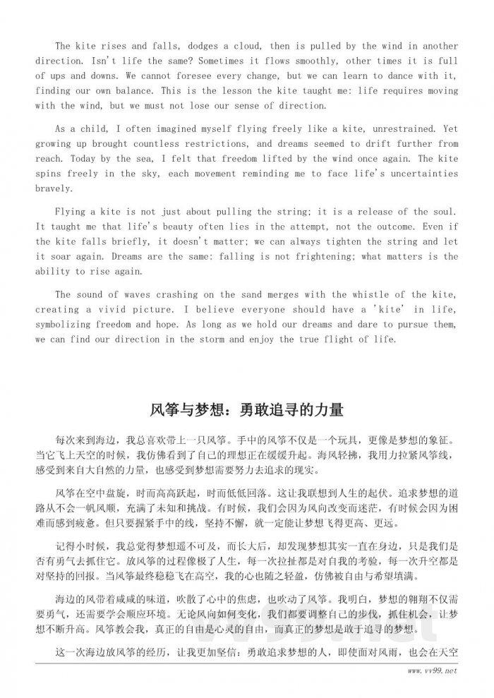 海边放风筝的感悟：自由与梦想的翱翔